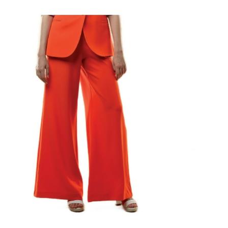 Hanita Wide Broek , Oranje , Dames , Maat: M