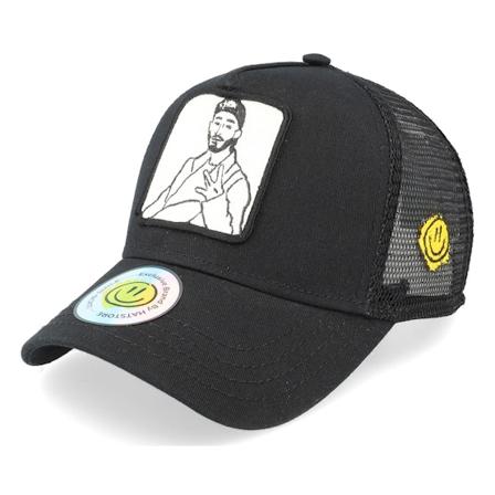 Lucid Smile - Nero trucker Cappellino - W Sign Boy Patch Black Trucker @ Hatstore