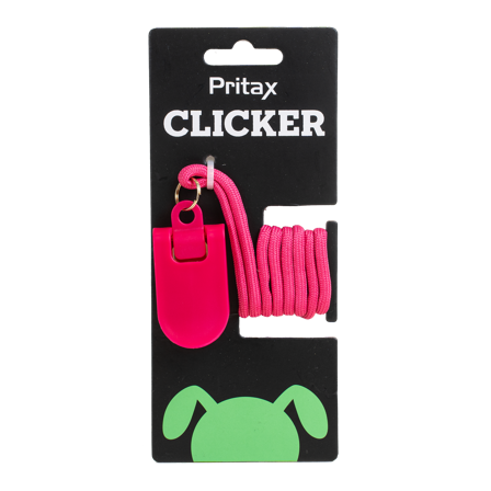 Pritax - Klikker, 6x3cm, Rosa - Hund - Hundetrening & bruksspor - Bruks & lydighet - ZOO.no