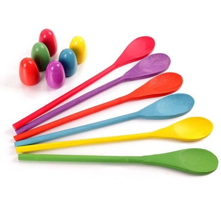 Børn's Udendørs Sjov Spil Legetøj Ægge Ske Balance Smide Ball Uddannelse Puslespil Fest Spil