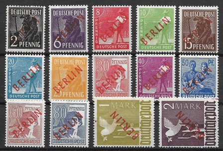 Berlin 1949 - AFA 21 -34 - Ubrugt