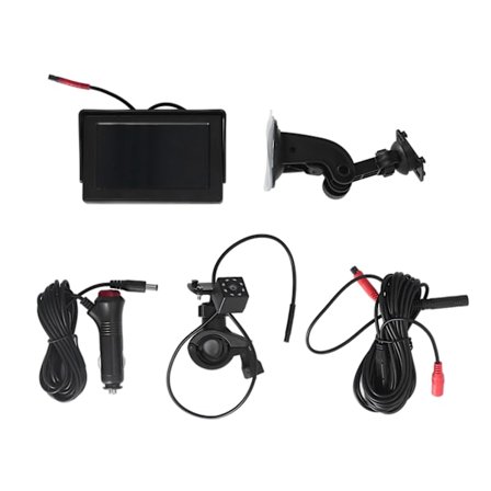 Baby Bilsæde Monitor Kamera 4,3 Tommer 140 Graders Synsvinkel Nem Justering Spejl