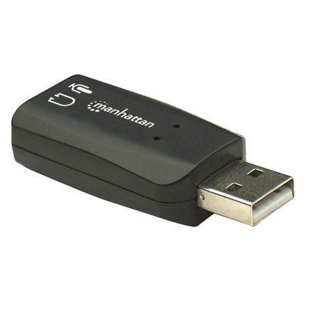 Manhattan 3-D Sound Adapter - Lydkort - stereo - USB 2.0