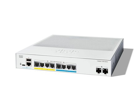 Cisco Catalyst 1300-8MGP-2X - switch - 8 porter - Styrt - rackmonterbar