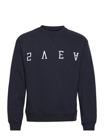 M. Inverted Crew Sweat Sweat-shirt Genser Blå Svea