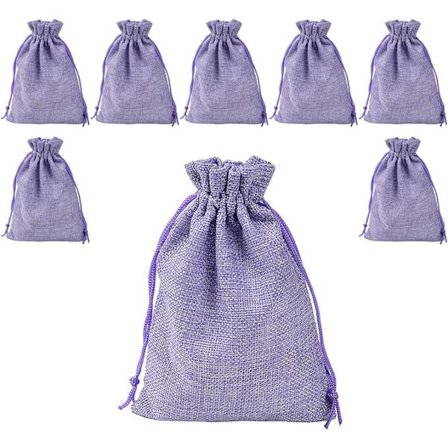 20 kpl koruja pussi, Burlap koruja pussi, Naru pussi, 7*9 CM