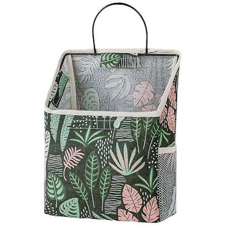 Väggförvaring i linne och bomull