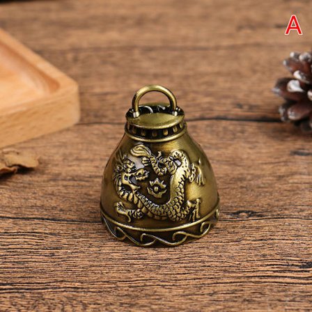 1PC Antique Bell For Good Luck Lucky Blessing Feng Shui Wind Ch