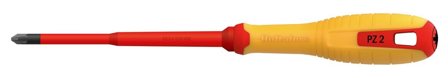 Hultafors 446025 Skruvmejsel för Pozidriv, isolerad 1000 volt PZ 2 x 125 VDE, Skruva