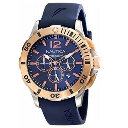 Ur - Nautica - NAI19506G - Blå - Analog - Herrer