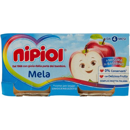 Nipiol Omogeneizzato Mela 2x80g