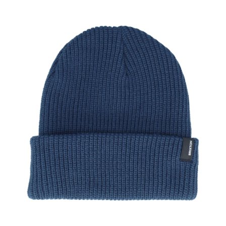 Brixton - Heist Beanie Dark Denim Cuff Cuff Blue Beanie - @ Hatstore