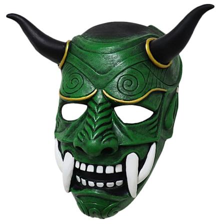 Halloween Latexmaske Kostume Cosplay Rød Green