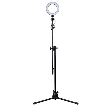 Selfie-lampe med stativ