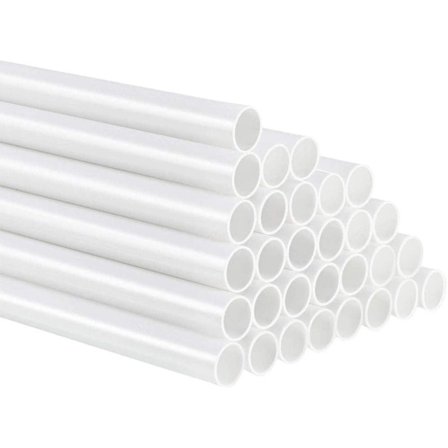 30 stk. Hvide Plastik Kage Dyvler, 24cm Genanvendelige Kage Støttestikker til Flerlags Kagebygning