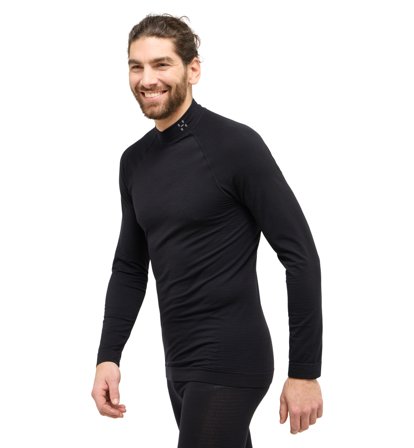 Haglöfs Latnja Wool Crew Neck Men True Black - Herren - XXL