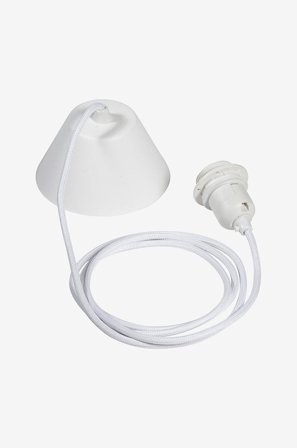 PR Home - Takoppheng tekstil 2,1 m. Ojordet - Hvit - Tilbehør - Fra Homeroom