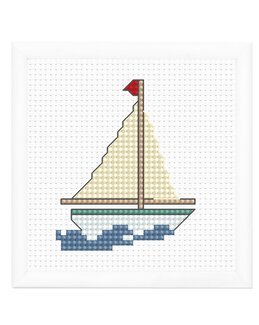 Stickpackung Bild Boot