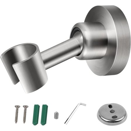 Suihkupidike, ruostumattomasta teräksestä valmistettu suihkupää, pallomainen kääntyvä säädettävä suihkupään pidike, rei'itetty pidike, suuri kantavuus