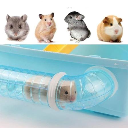Hamster rør morsomt og interessant leketøy for hamstere enkelt å rengjøre gjennomsiktig rør hamster tunnel