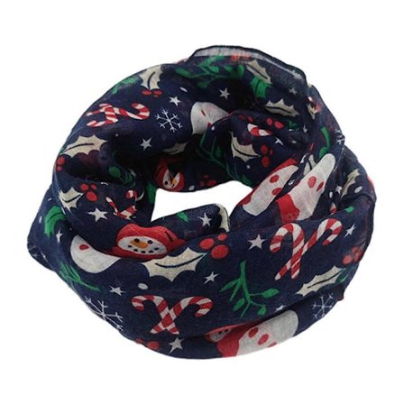 Juletrémønstret skjerf Festlige skjerf for julebord Familiesammenkomster Hals-sjal Lett grønn