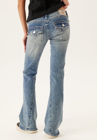 True Religion - Crystal Joey Lr Flare Big T - 30