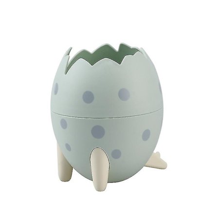 1 stk. Dinosaur Egg Blyantholder, tegneserie Skrivebord Organizer Storagegreen - Q1