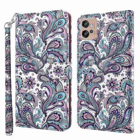Motorola Moto G32 4g Marmor 3d Plånboksfodral Multifärg