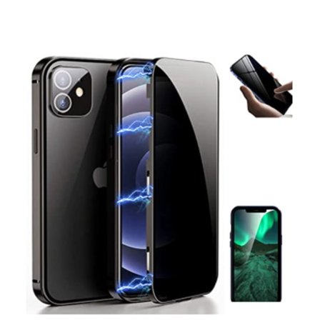 Sekretess magnetfodral till iPhone 12 pro|svart