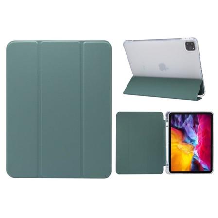 iPad Pro 11 tuuman (2020) / (2018) viile kolminkertainen nahkakotelo - Tummanvihre Green