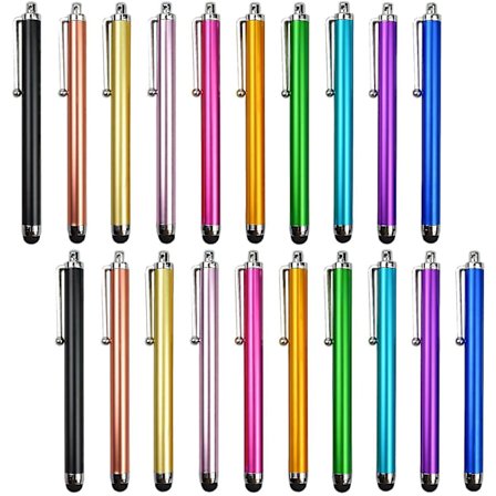 20 stk. Tablet Stylus Pen Universal Kapasitiv Stylus Pen For Touch Screen Telefon Pad Bærbar PC Tilfeldig Farge