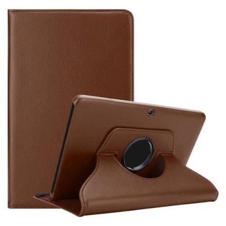 Etui för Samsung Galaxy Tab 4 (10.1 tum) Fodral i BRUN CHAMPIGNON Hållare Skydd Plånbok Wallet