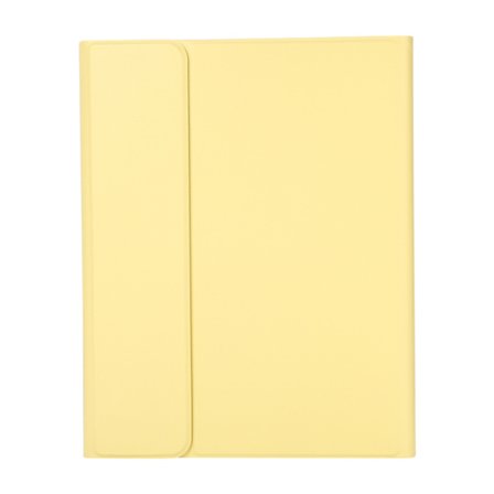 Fodral för iPad Air3/Pro/2021/2019/2020 10.2"/10.5" Enkelt Skinn Citrongul Magiskt Bluetooth-tangentbord
