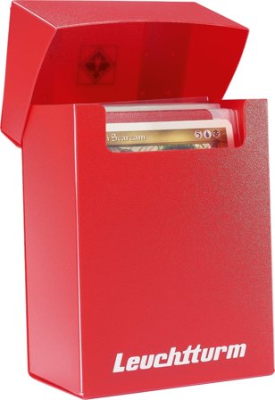 Deck Box - Gaming - Rød/Hvid - Leuchtturm