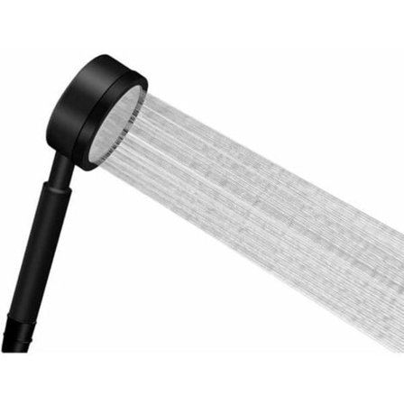 304 Rostfritt Stål Högtrycks Duschmunstycke Handdusch Badrum Vattenbesparande Enkel Installation - Svart