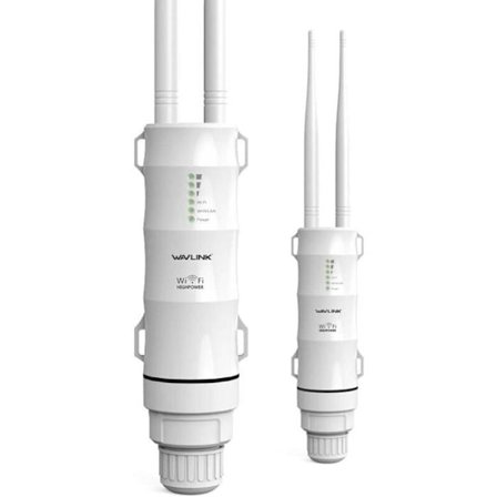 Tehokas ulkokäyttöön tarkoitettu WiFi-vahvistin/WiFi-toistin tukee PoE:tä/Dual Band 2.4+5G/2 pitkän kantaman WiFi-antennia