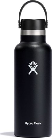 Hydroflask Standard Mouth Flex 532 ml flasks Black OneSize