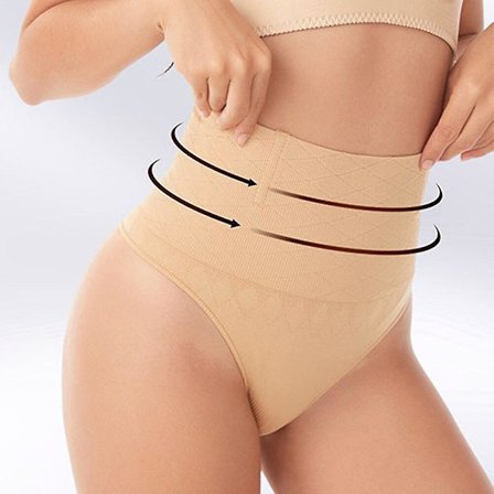 Slimming Waist Trainer Butt Lifter Byxor Kvinnor Bröllopsklänning Seamless Dragunderkläder Body Shaper Magekontroll Trosor Trosor,beige 02