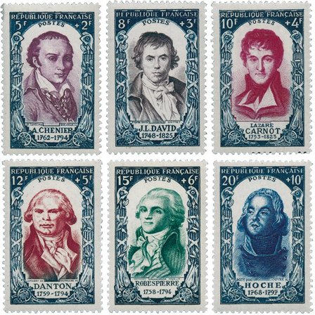 Frankrig 1950 - YT 867-872 - Postfrisk