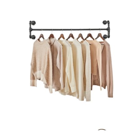 Rootz klädställ - garderobsstativ - garderobsarrangör - stål - 33.5x92.5x153cm - håller upp till 40 kg