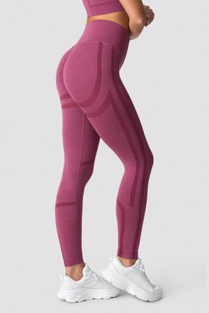 Rush Seamless Tights Dark Mauve Melange