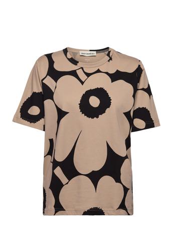 Erna Unikko T-shirt Top Multi/mønstret Marimekko