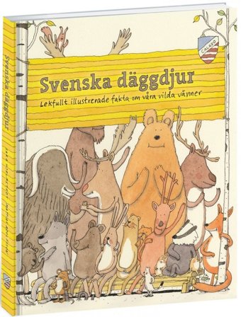 Calazo Svenska Däggdjur – lekfullt illustrerad fakta - Calazo