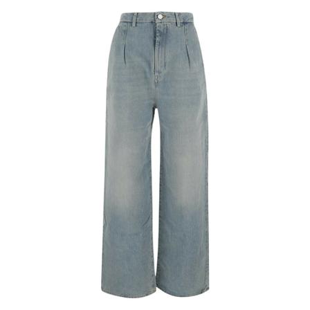 Loulou Studio, Wide Jeans Niebieski, Kobieta, Rozmiar: W27