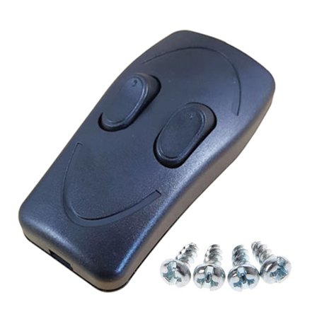 Dubbelkontrollbrytare Golvljus Bordslampa Tryckknappsbrytare Tvåvägsströmbrytare