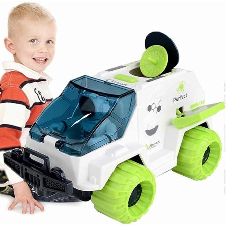 Romfergeleker Romrakettleker for barn Ytre astronaut Romrakettskip leke med lys og lyder Småbarn Barn Romleker for 3 4 5 år O