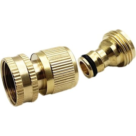 Havehane Slange Hurtigkobling - Havehane Kobling 1,9 Cm - Hun- Og Hantråde