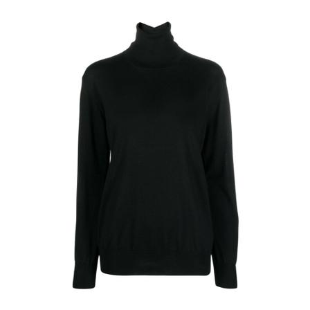Jil Sander, Turtlenecks Zwart, Dames, Maat:M