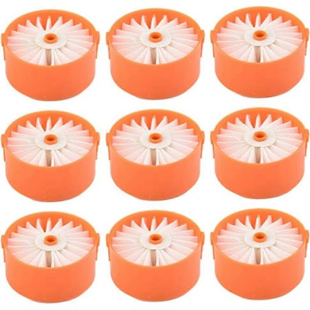 9 st Dammsugarfilterelement, Filterelement Ersättning för Black & Decker Dammsugare BDPSE1815 BDPSE3615 BHFEV182 BHFEV362