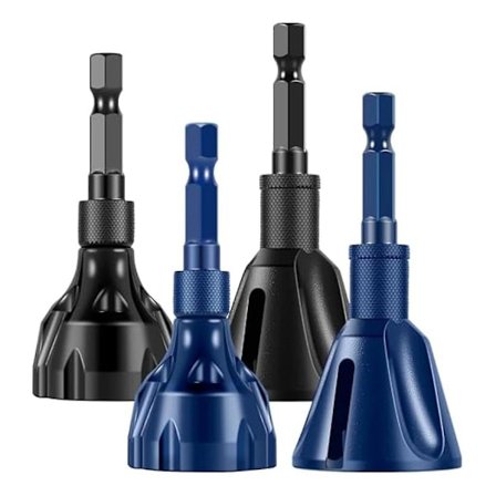 4 stk. avgradingsverktøy for ekstern fasing, avgradingsfasingsbor, boltgjengereparasjonsverktøy, for 5-25 mm/3-20 mm - WELLNGS